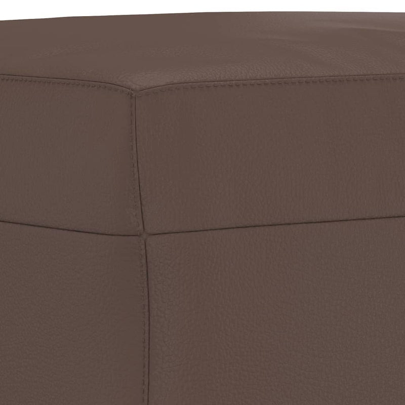 Footstool Brown 70x55x41 cm Faux Leather