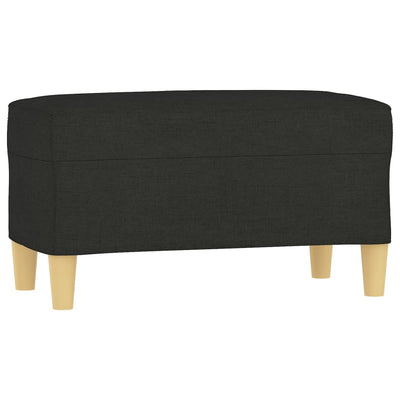 Bench Black 70x35x41 cm Fabric