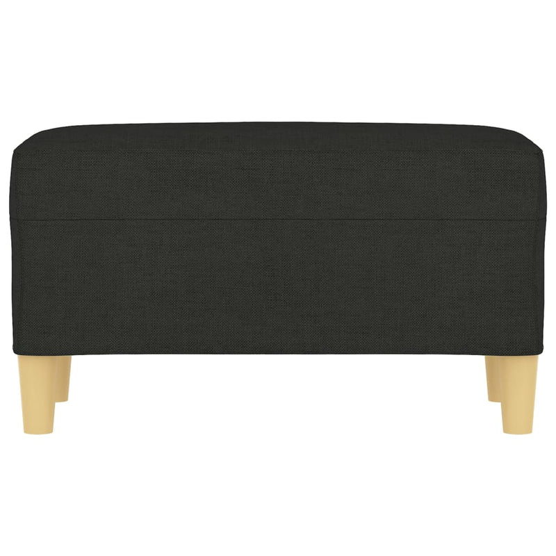 Bench Black 70x35x41 cm Fabric