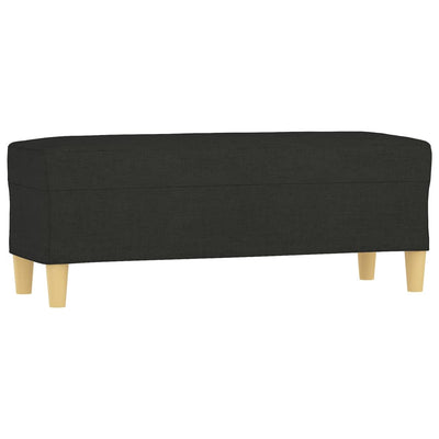 Bench Black 100x35x41 cm Fabric