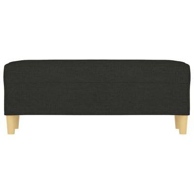 Bench Black 100x35x41 cm Fabric