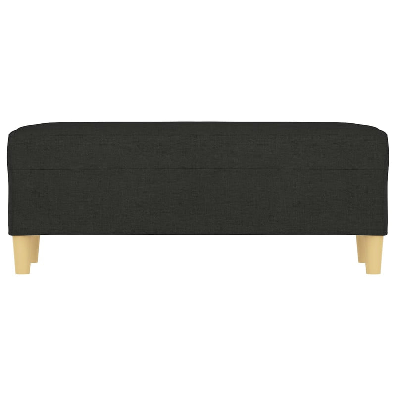 Bench Black 100x35x41 cm Fabric