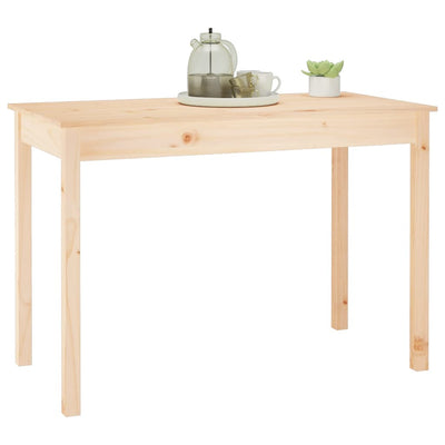 Dining Table 110x55x75 cm Solid Wood Pine