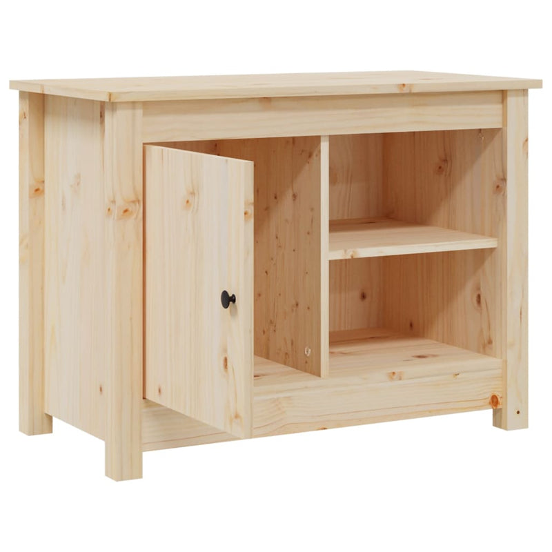 TV Cabinet 70x36.5x52 cm Solid Wood Pine