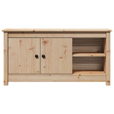 TV Cabinet 103x36.5x52 cm Solid Wood Pine