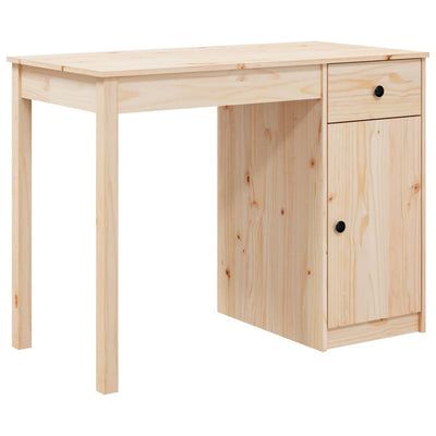 Desk 100x50x75 cm Solid Wood Pine