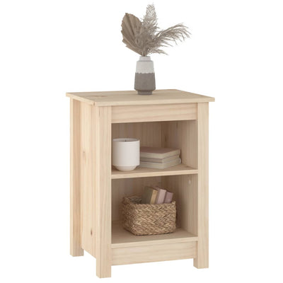 Bedside Cabinets 2 pcs 40x35x55 cm Solid Wood Pine