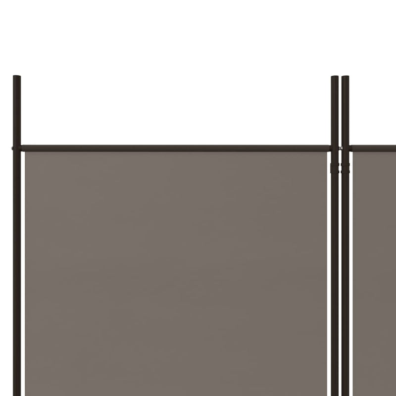 4-Panel Room Divider Anthracite 200x200 cm Fabric