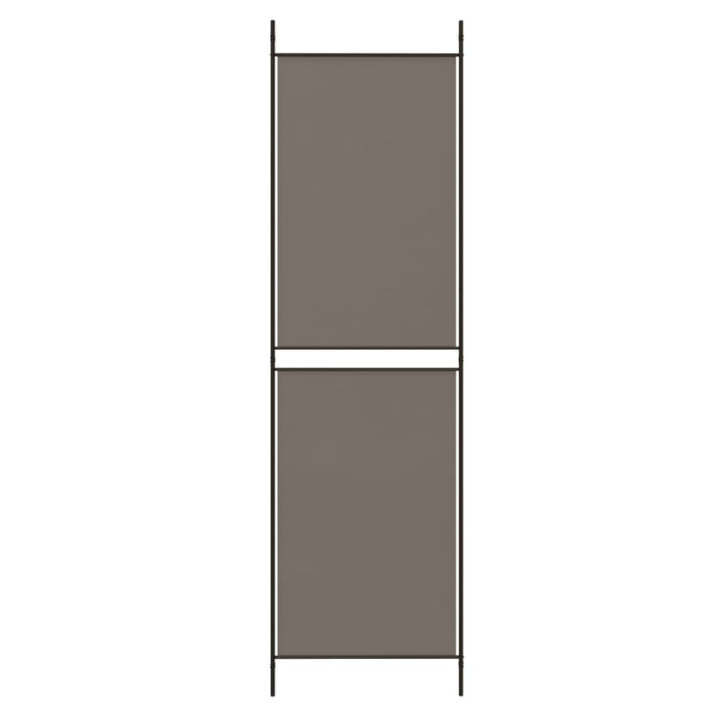 4-Panel Room Divider Anthracite 200x180 cm Fabric