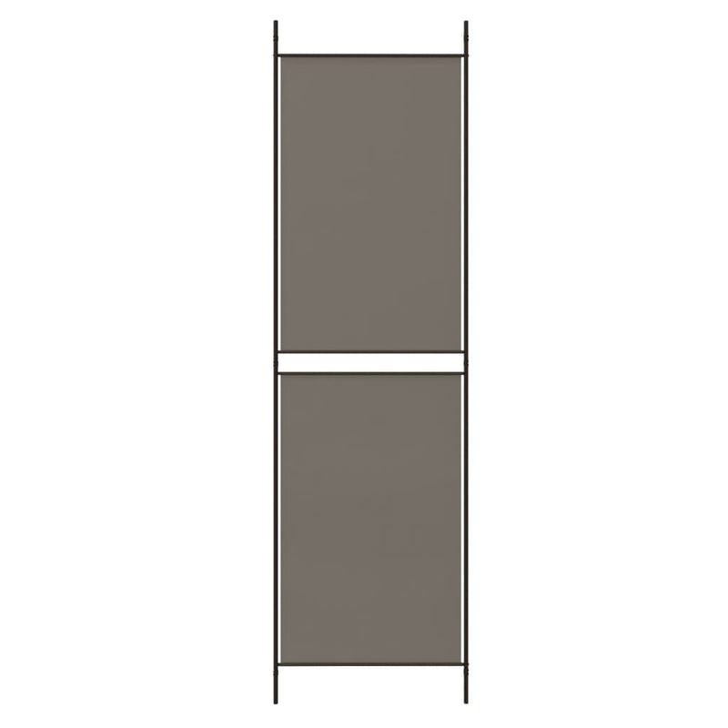 5-Panel Room Divider Anthracite 250x220 cm Fabric