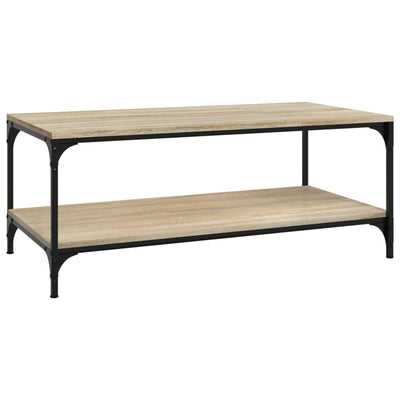 Coffee Table Sonoma Oak 100x50x40 cm Engineered Wood