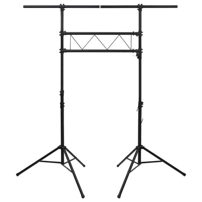 Light Stand Black 238x115x(180-300) cm Steel