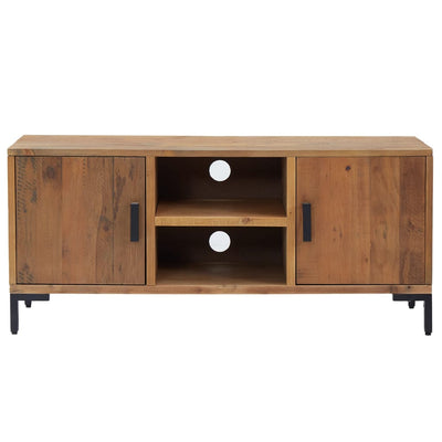 TV Cabinet Brown 110x35x48 cm Solid Pinewood