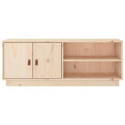 TV Cabinet 105x34x40 cm Solid Wood Pine