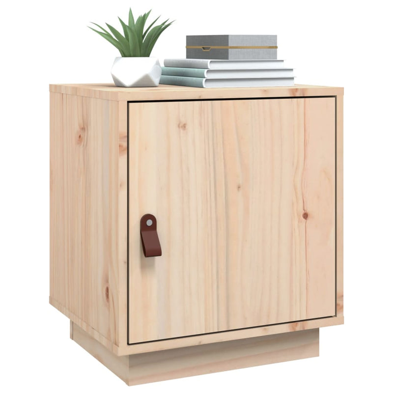 Bedside Cabinets 2 pcs 40x34x45 cm Solid Wood Pine