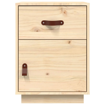 Bedside Cabinets 2 pcs 40x34x55 cm Solid Wood Pine