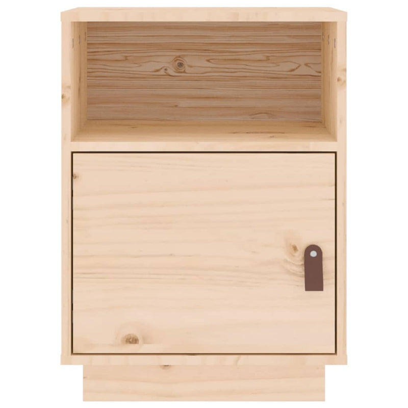 Bedside Cabinets 2 pcs 40x34x55 cm Solid Wood Pine