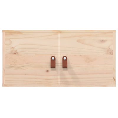 Wall Cabinets 2 pcs 60x30x30 cm Solid Wood Pine