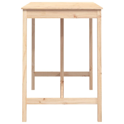 Bar Table 140x80x110 cm Solid Wood Pine