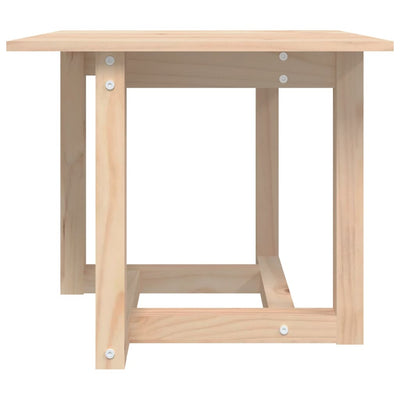 Coffee Table 50x50x45 cm Solid Wood Pine