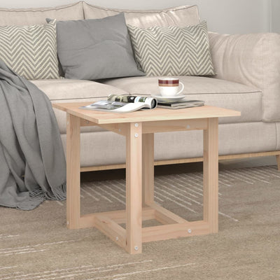 Coffee Table 50x50x45 cm Solid Wood Pine