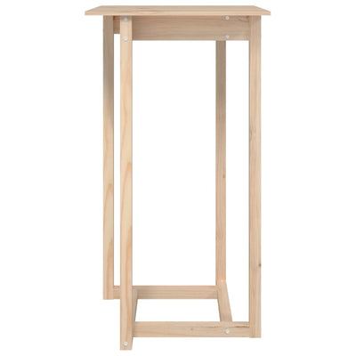 Bar Table 60x60x110 cm Solid Wood Pine