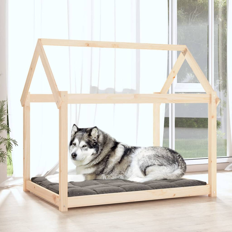 Dog Bed 111x80x100 cm Solid Wood Pine