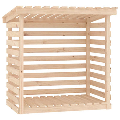 Firewood Rack 108x73x108 cm Solid Wood Pine