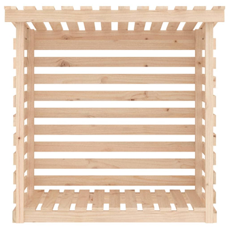 Firewood Rack 108x73x108 cm Solid Wood Pine