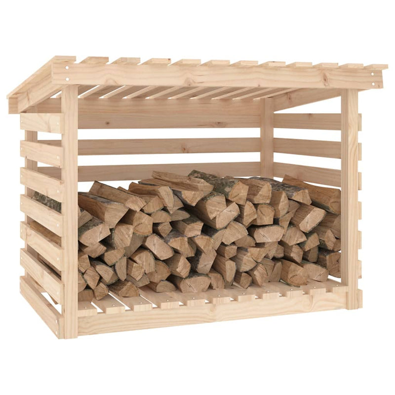 Firewood Rack 108x73x79 cm Solid Wood Pine