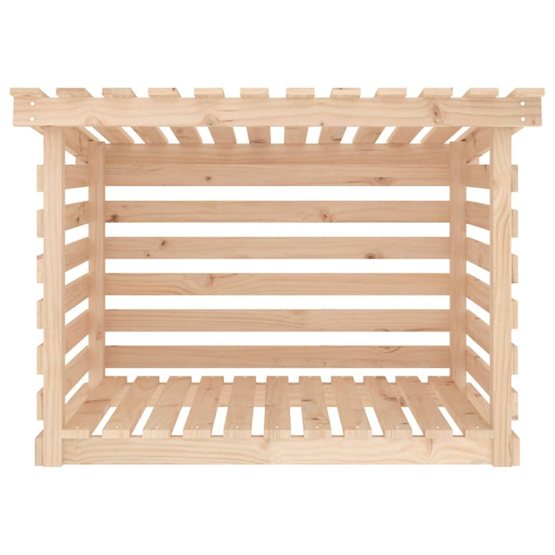 Firewood Rack 108x73x79 cm Solid Wood Pine