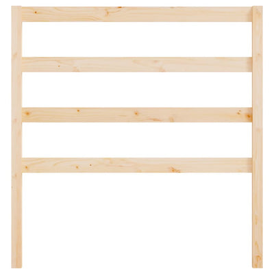 Bed Headboard 95 cm Solid Wood Pine