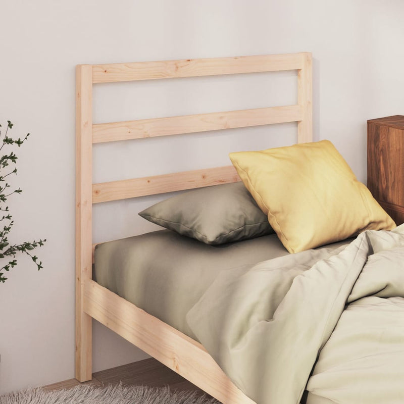 Bed Headboard 95 cm Solid Wood Pine