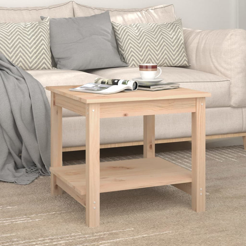 Coffee Table 50x50x45 cm Solid Wood Pine