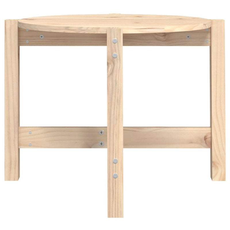 Coffee Table Ø 62,5x45 cm Solid Wood Pine