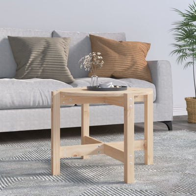 Coffee Table Ø 62,5x45 cm Solid Wood Pine