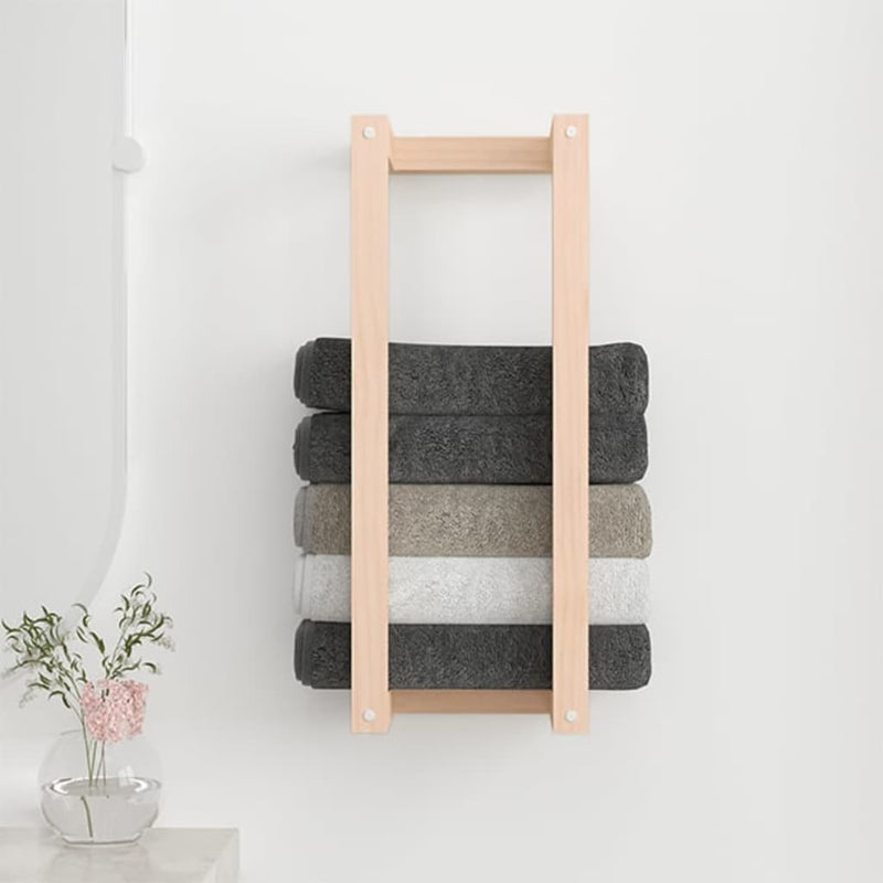 Towel Rack 23x18x60 cm Solid Wood Pine