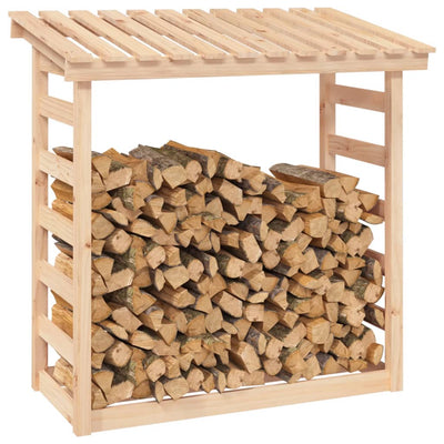 Firewood Rack 108x64.5x110 cm Solid Wood Pine