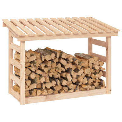 Firewood Rack 108x64.5x78 cm Solid Wood Pine