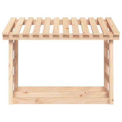 Firewood Rack 108x64.5x78 cm Solid Wood Pine