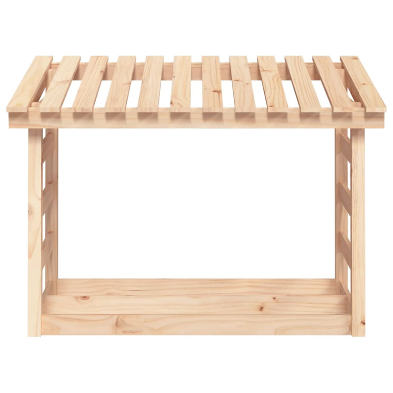 Firewood Rack 108x64.5x78 cm Solid Wood Pine