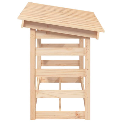 Firewood Rack 108x64.5x78 cm Solid Wood Pine