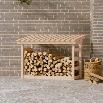 Firewood Rack 108x64.5x78 cm Solid Wood Pine