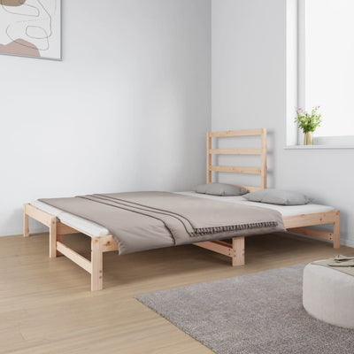 Pull-out Day Bed without Mattress 2x(90x190) cm