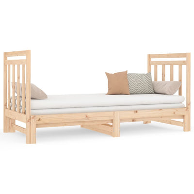 Pull-out Day Bed without Mattress 2x(90x190) cm