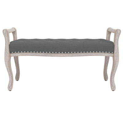 Bench Dark Grey 110x45x60 cm Fabric