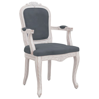 Dining Chairs 2 pcs Dark Grey 62x59.5x100.5 cm Velvet