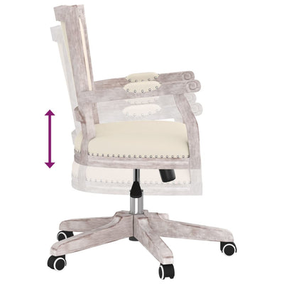 Swivel Office Chair Linen