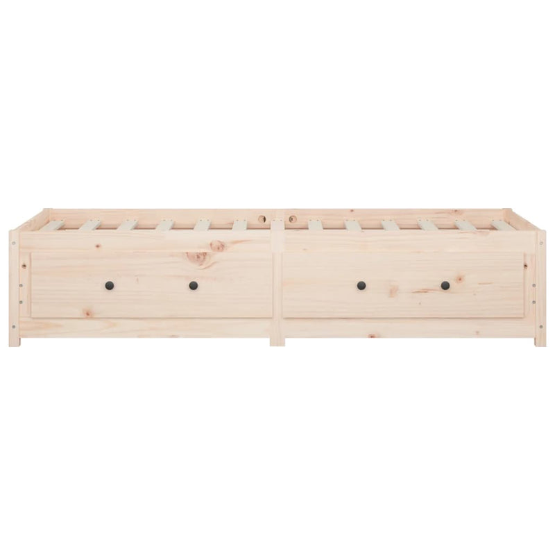 Day Bed without Mattress 90x190 cm Solid Wood Pine