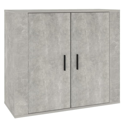 Sideboard Concrete Grey 80x33x70 cm Engineered Wood